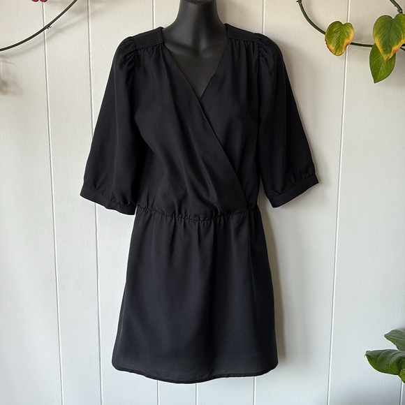 Sessun Silk Black Dress | Size Small - Picture 2 of 6